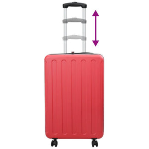 Roter ABS Koffer mit Schloss 50x30x76 cm