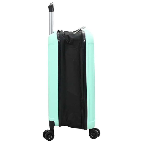 Mintgrüner Koffer mit Schloss, 66 cm