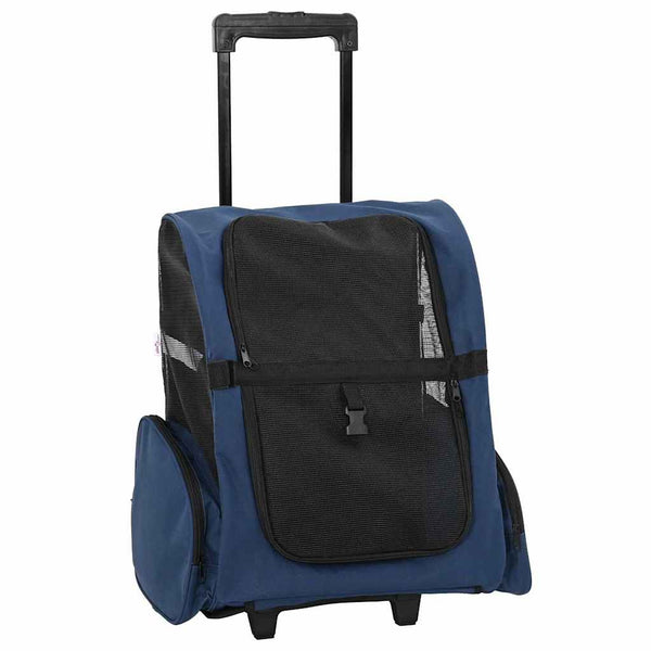 3-in-1 Haustiertrolley Blau