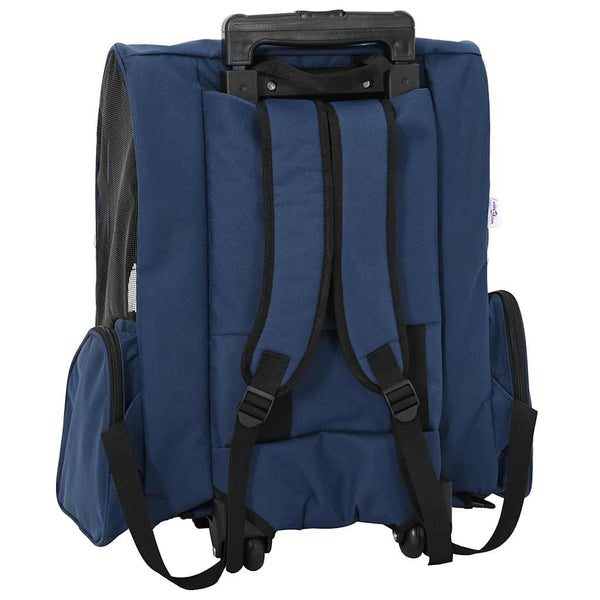 3-in-1 Haustiertrolley Blau