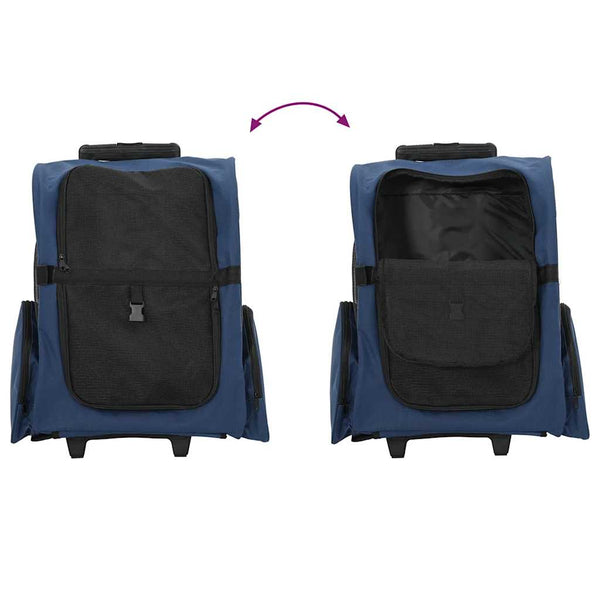 3-in-1 Haustiertrolley Blau