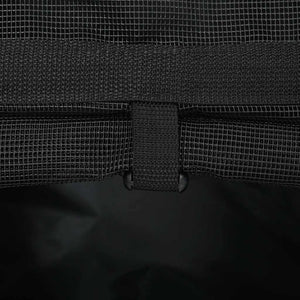 vidaXL Chariot pour animaux de compagnie 3 en 1 Noir 48x32x(57-106) cm Tissu Oxford