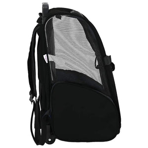 vidaXL Chariot pour animaux de compagnie 3 en 1 Noir 48x32x(57-106) cm Tissu Oxford