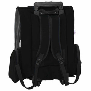vidaXL Chariot pour animaux de compagnie 3 en 1 Noir 48x32x(57-106) cm Tissu Oxford