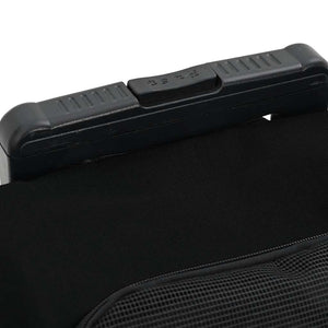 vidaXL Chariot pour animaux de compagnie 3 en 1 Noir 48x32x(57-106) cm Tissu Oxford
