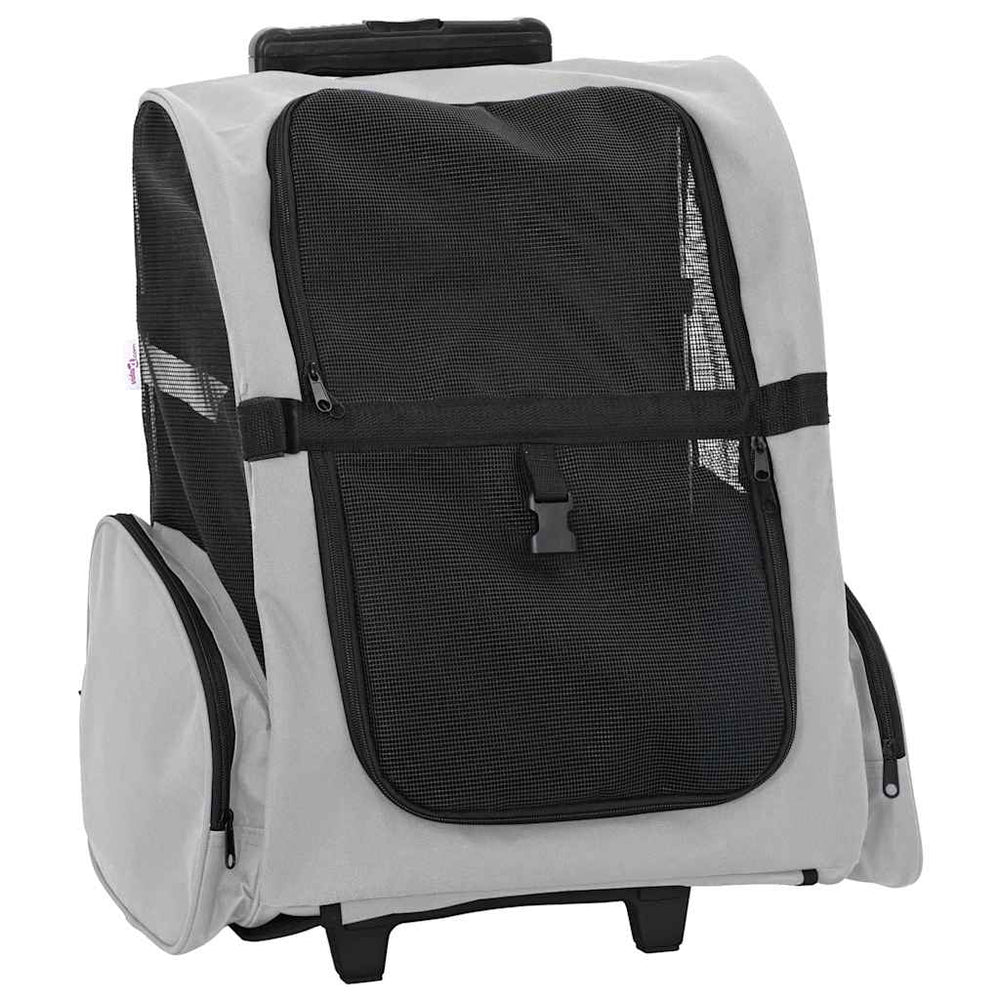 3-in-1 Haustiertrolley Grau