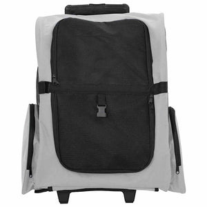 3-in-1 Haustiertrolley Grau
