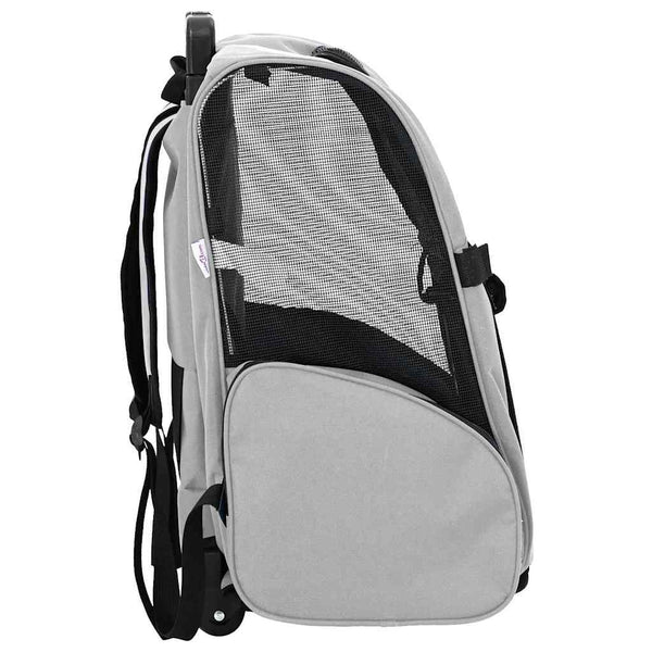 3-in-1 Haustiertrolley Grau