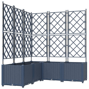 Garten Pflanzgefäß 5er Set Grau