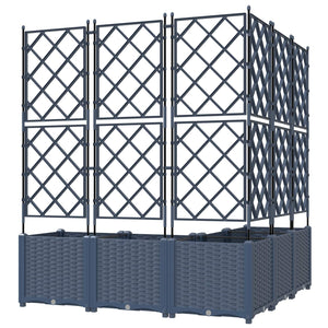 Garten Pflanzgefäß 5er Set Grau