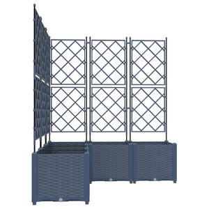 Garten Pflanzgefäß 5er Set Grau