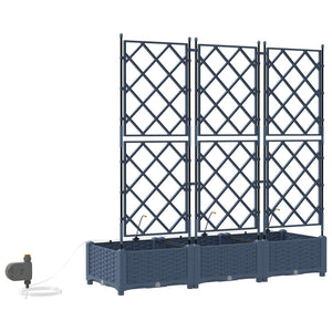 Garten Pflanzgefäß 3er Set Grau
