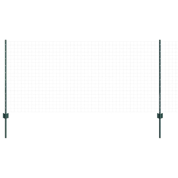 Grüne Zaunpfosten Stahl 140cm - 5er Set