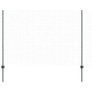 Grüne Zaunpfosten 150cm, 11er Set