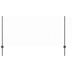 Zaunpfosten Stahl Grau 100cm 11er Set