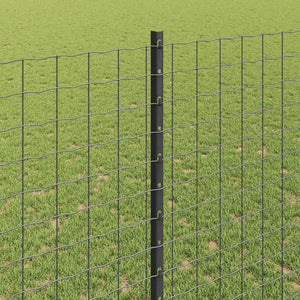 Stahl Zaunpfosten Grau 140 cm - 11er Set