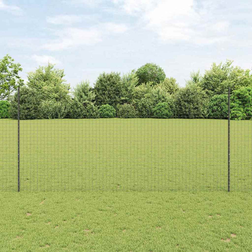 Stahl Zaunpfosten Grau 160 cm - 11er Set