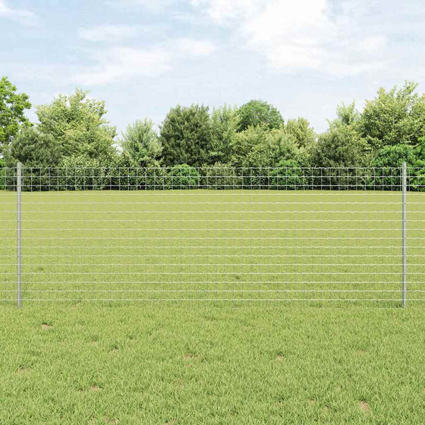 Zaunpfosten Silber 80cm, 11er Set