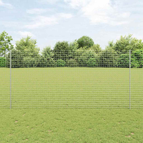 Zaunpfosten Silber 160 cm, 5er-Set