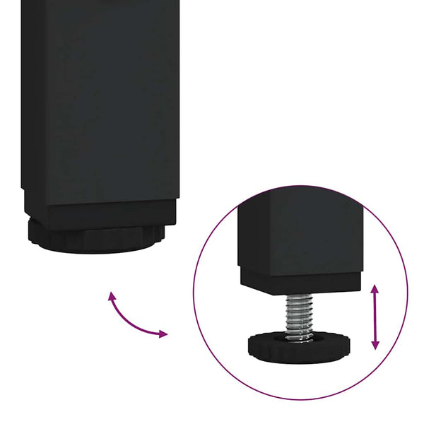 Wäschekorb mit Ablage Grau Sonoma