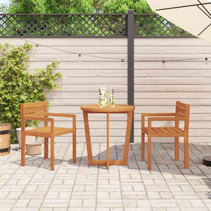 3-teiliges Garten Ess-Set Akazie Massivholz