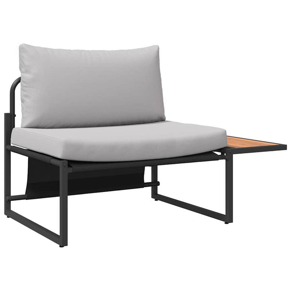 Gartensofa Set Hellgrau 2-teilig