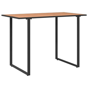 Gartentisch Braun Holz 100x55 cm