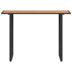 Gartentisch Braun Holz 100x55 cm