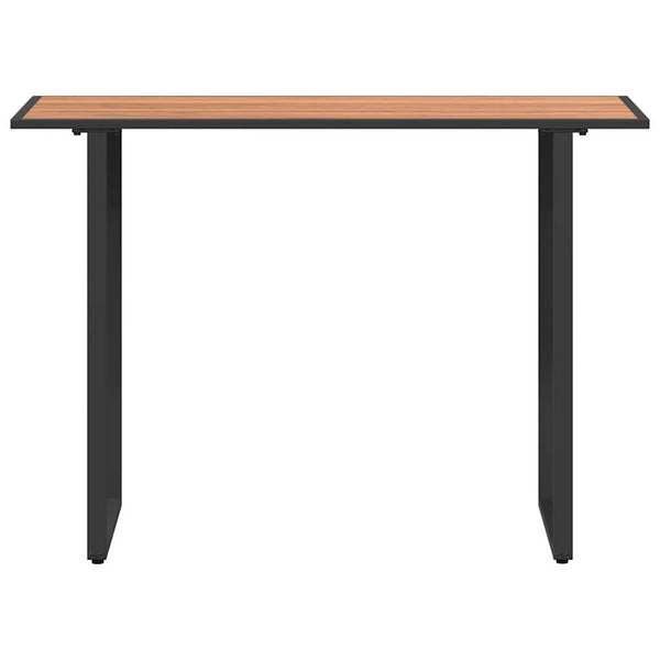 Gartentisch Braun Holz 100x55 cm