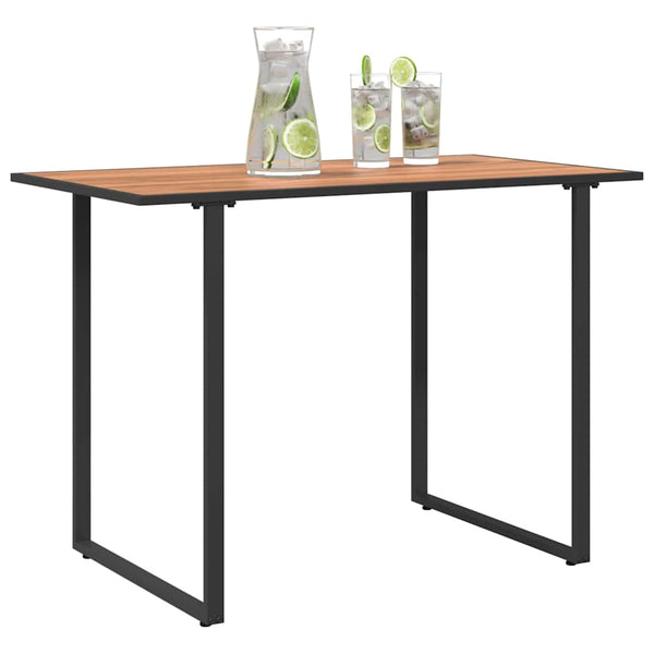 Gartentisch Braun Holz 100x55 cm