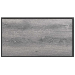 Grauer Gartentisch Holz 100x55x70 cm
