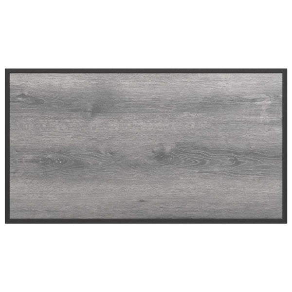 Grauer Gartentisch Holz 100x55x70 cm