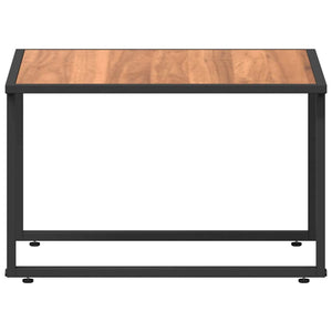 Couchtisch Schwarz Braun 55x55 cm