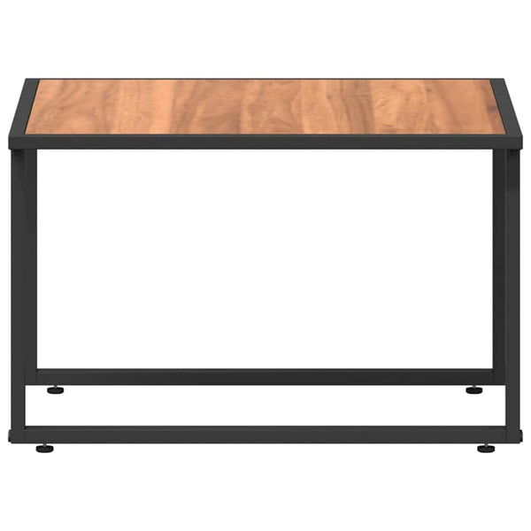 Couchtisch Schwarz Braun 55x55 cm