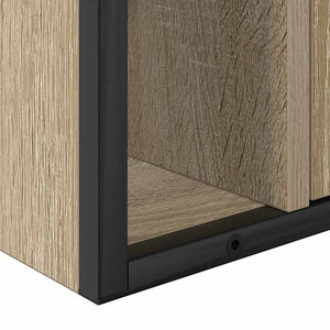 vidaXL Armoire de toilette chêne Sonoma 60 x 16 x 60 cm Bois d'ingénierie