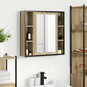 vidaXL Armoire de toilette chêne Sonoma 60 x 16 x 60 cm Bois d'ingénierie