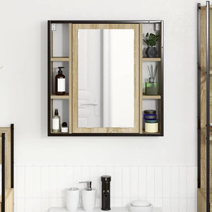vidaXL Armoire de toilette chêne Sonoma 60 x 16 x 60 cm Bois d'ingénierie