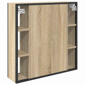 vidaXL Armoire de toilette chêne Sonoma 60 x 16 x 60 cm Bois d'ingénierie