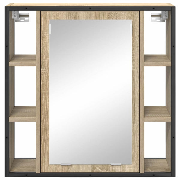 vidaXL Armoire de toilette chêne Sonoma 60 x 16 x 60 cm Bois d'ingénierie