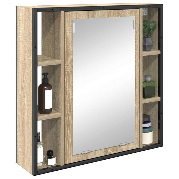 vidaXL Armoire de toilette chêne Sonoma 60 x 16 x 60 cm Bois d'ingénierie