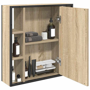 vidaXL Armoire de toilette chêne Sonoma 60 x 16 x 60 cm Bois d'ingénierie