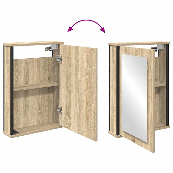 Spiegelschrank Sonoma-Eiche 42x60 cm