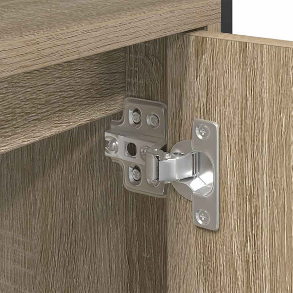 Beiger Badezimmerschrank mit Tür 60x60 cm