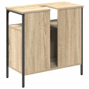 Beiger Badezimmerschrank mit Tür 60x60 cm