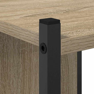 Beiger Badezimmerschrank 33x33x120,5 cm
