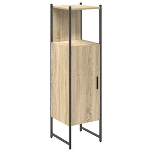 Beiger Badezimmerschrank 33x33x120,5 cm