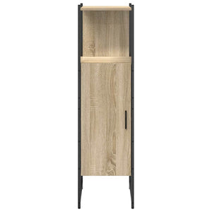 Beiger Badezimmerschrank 33x33x120,5 cm