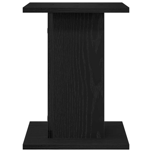Lautsprecherständer 2er Set Schwarz Eiche