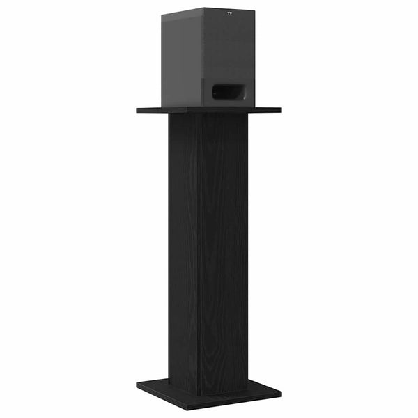 Lautsprecherständer Schwarz Eichen-Optik (2er-Set)