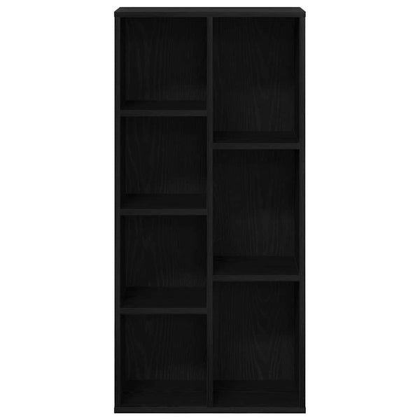 Bücherregal Schwarz Eichen-Optik